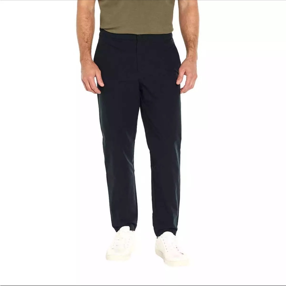 NWT Banana Republic Men's Motion Tech Hybrid Pant Water Repellent Size 38 Black